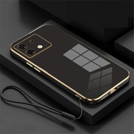 Soft Case Infinix Zero 30 5G Zero 30 4G Casing Luxury Electro Plating Free Strap