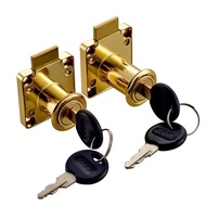 EH-DL338-22GOLD Square Drawer Lock