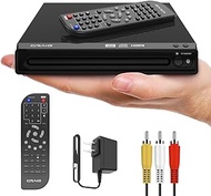 Craig CVD401A Compact HDMI DVD Player with Remote in Black | Compatible with DVD-R/DVD-RW/JPEG/CD-R/CD-R/CD | Progressive Scan | Up-Convert to 1080p |