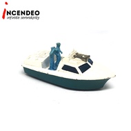 Vintage England Lensey Matchbox Superfast No. 52 Police Launch Boat Diecast Toy (1976)