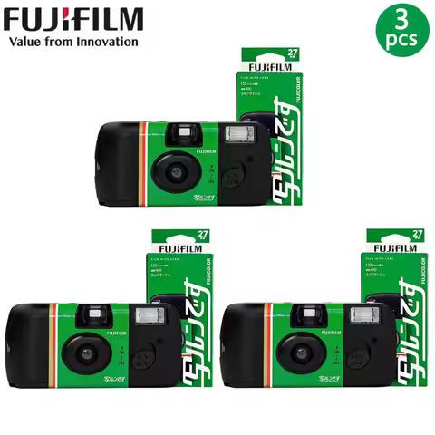 1-6 PCS 27 Sheets Fujifilm Japanese Version ACE Color IS0400 QuickSnap Disposable Film Camera Color 