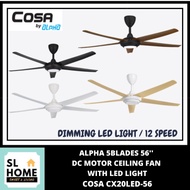 ALPHA COSA CX20 LED 40/56'' CEILING FAN WITH LED LIGHT
