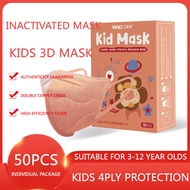 [Individually]BT 50pcs Wpd Kn95 Copper Oxide Mask 5ply Protective Reusable Unobstructed Breathing Kf