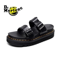 รองเท้าแตะแพลตฟอร์มสำหรับผู้หญิง Dr Martens Air Wair รองเท้าแตะหนังแท้สำหรับทุกเพศ