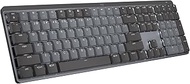 Logitech Mx Mechanical Wireless Illuminated Performance Keyboard, Linear Switches, Backlit Keys, Blu