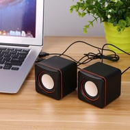 Mini Portable Square Wired USB Audio Music Player Speaker MP3 Laptop PC G-SYSTEM