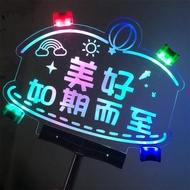 [Customization] [Support Light Board] Luminous Light Board Class Board Customized Hand-held Board Co