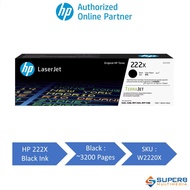 HP 222X High Yield Original LaserJet Toner Cartridge [W2220X/W2221X/W2222X/W2223X]