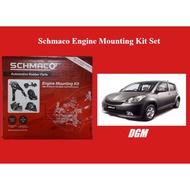 Schmaco Perodua Myvi 1.0 / 1.3 2005-2010y Auto / Manual Engine Mounting Kit Set (1Year Warranty)