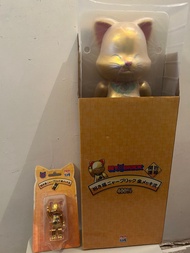 東京晴空塔限定BearBrick開運招財貓400%+100% Bearbrick金貓 Bearbrick招財貓開運 Bearbrick金色開運貓