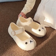 XIXITIAO รองเท้าแตะสำหรับผู้หญิง,รองเท้าบัลเล่ต์กันลื่นรองเท้าคู่เดียวสำหรับใส่ในฤดูร้อนรองเท้านักเร