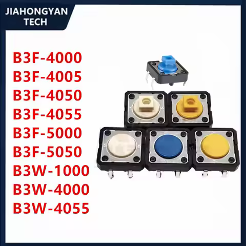 10PCS 20PCS Original light touch microswitch B3F-4000 4005 4050 4055 5000 5050 B3W-1000 4000 4055