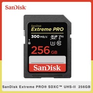 SanDisk Extreme PRO® SDXC™ UHS-II U3 V90II C10 300MB 256G 8K/4K Full HD相機記憶卡(公司貨)