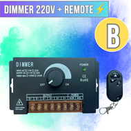 Dimmer Led Strip 220v AC DC Alat Pengatur Redup Terang Lampu Neon Flex Selang
