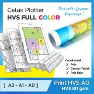 Print A1 A2 A0 FULL COLOR Plotter/ Large Hvs 80 Gram Print/