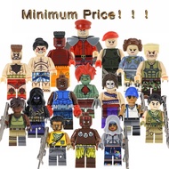 Game Fortnite Among US Free Fire TV Movie Minifigures Bricks Birthday Gift Education Toys For Children DIY Building Blocks