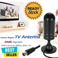 DVB-T Antenna 30dBi Made in China Antena Penerima Penguat Sinyal TV Digital Analog VHF Amplifier Int