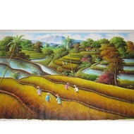 Unique Feng Shui Rice Landscape Painting