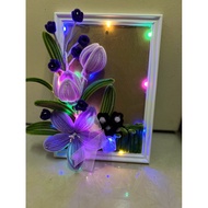 frame gift kawat bulu (21cm x 30cm)