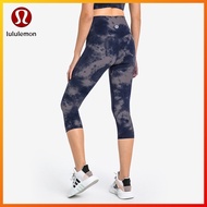 Lululemon's new yoga sports Capris no midline design Fitness pants