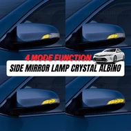 MTTO Toyota Camry Acv50 2012-2017 Exterior Car Side Mirror DRL LED Chrome Crystal Albino Lamp Access