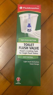 Fluidmaster TOP PUSH BUTTON TOILET FLUSH VALVE Repair a Leaking Tank for Single Flush Toilets 水箱配件