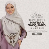 TUDUNG MIRA FILZAH SQUARE PRINTED MAYRAA JACQUARD PRE ODER
RM36
