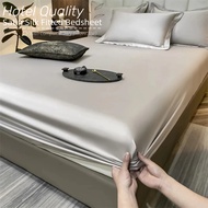 Satin Silk Bedsheet Full Garterized Sheet Soft Cool Touch Satin Bedsheets Hotel Quality Pillowcases