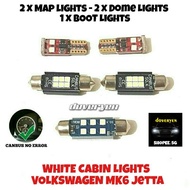 5 x Volkswagen Jetta Mk6 Interior Cabin Lights + Boot Lights Canbus LED Bulb - ⭐Error Free