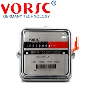 Vorsc Electric Sub-Meter Digital Single Phase Watt Hour Meter Glass Type 60Amp