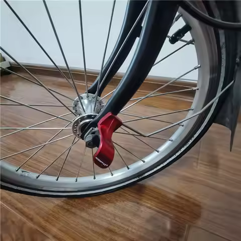 Aceoffix L Type Buckle Hook For Brompton With Mudguard Stay Front Fork 13g Aluminum Alloy