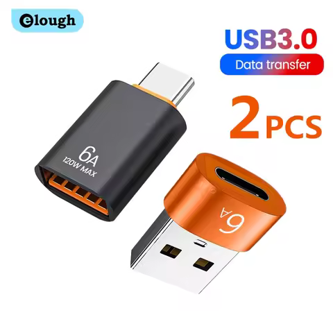 Elough USB 3.0 To Type C Adapter OTG Type C Male To USB Female Converter For Laptop Xiaomi Samsung U
