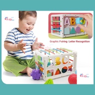 Baby Montessori Toys for 1 Year Old Boy Girl Shape Sorter Sensory Bin 6 12 18 Months Toys, T
