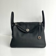 閒置新✨ Hermès 愛馬仕 Lindy 30 黑色銀釦