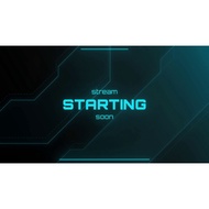 Simple Blue Package  Overlay / Screen Theme / Widget Theme (STREAMLABS OBS / OBS Studio)