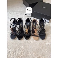 SAINT LAURENTYSL Classic Royal Sister Big logo High Heels Most Understand Women's Heart SAINT Lauren