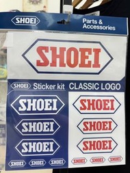熊彬安全帽 ⎜日本 SHOEI LOGO貼紙組 Classic logo 內含多種尺寸