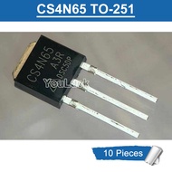 10pcs CS4N65 TO-251 CS4N65A3R 4A/650V N-channel MOSFET Transistor new original