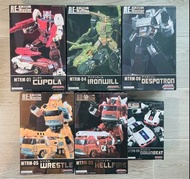 變形金剛 Transformers Maketoys 頭領戰士 MTRM-01 Cupola 郭文 MTRM-04 Ironwill 老頑固 MTRM-03 Hellfire 地獄火 消防車 MTRM