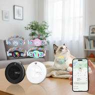 MiLi MiTag Bluetooth GPS Tracker for Pets, Waterproof Collar, Compatible with Android and Google Fin