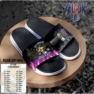 Trendy Adult Men's flip flop Sandals 26-43 bear Fire 04