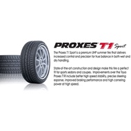 215/45/18 TOYO PROXES T1 SPORT JAPAN 🇯🇵 NEW TYRE TIRE TAYAR