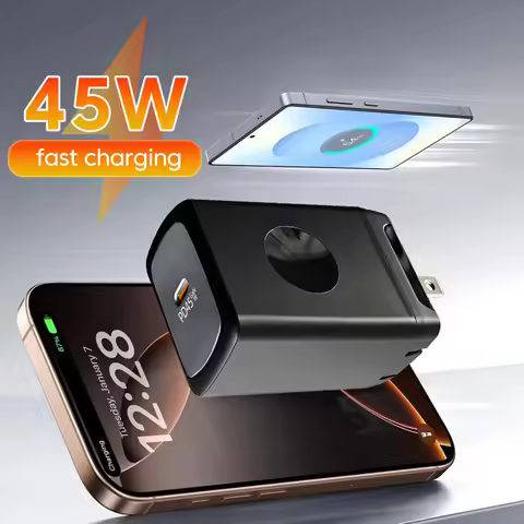 45w GaN Charger Single Port Type-C PD45w Fast Charging Phone Adapter For iPhone Xiaomi Huawei Samsun