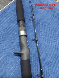 คันเบ็ดตกปลา อุปกรณ์ตกปลา คันเบ็ดในตำนาน THE LOOMIS U.S.A. MODEL POWER-X TWIN SUPER เบส 10 ฟุ