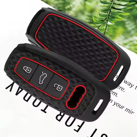 Silicone Car Smart Key Case Cover for Audi A3 8Y A4 A6 A7 A8 E-tron Q5 Q8 C8 D5 Auto Styling Protect