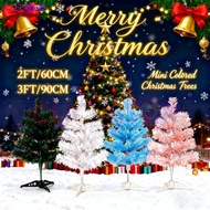 MINI CHRISTMAS TREE COLORED TREE 2FT/60CM 3FT/90CM DECORATION CHRISTMAS SEASON