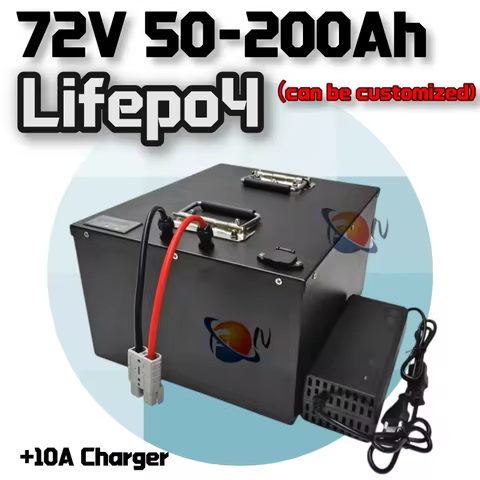 FN 72V 50Ah- 200AH LifePo4 Lithium Battery, Golf Cart, Electric Vehicle+Charger