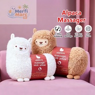 MerliMart SG Father's Day Gift JOMO Electric Alpaca Warm Massage Pillow Cute Cushion for Relaxation