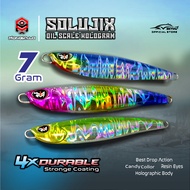 Micro Jig 7 Gram SKYVIU SOLUJIX Hologram Oil Motif Micro jig 7gram Microjig UL Ultralight 7g Fishing