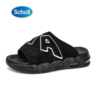 Scholl AIR Mens Sports Slippers รองเท้าแตะผู้ชาย รองเท้าสุขภาพ Comfort Sandal เบา ทนทาน Men Slides เพิ่มขนาด EU39-47 รองเท้าสกอลล์-ไซโคลน Cyclone รองเท้าแตะสวม